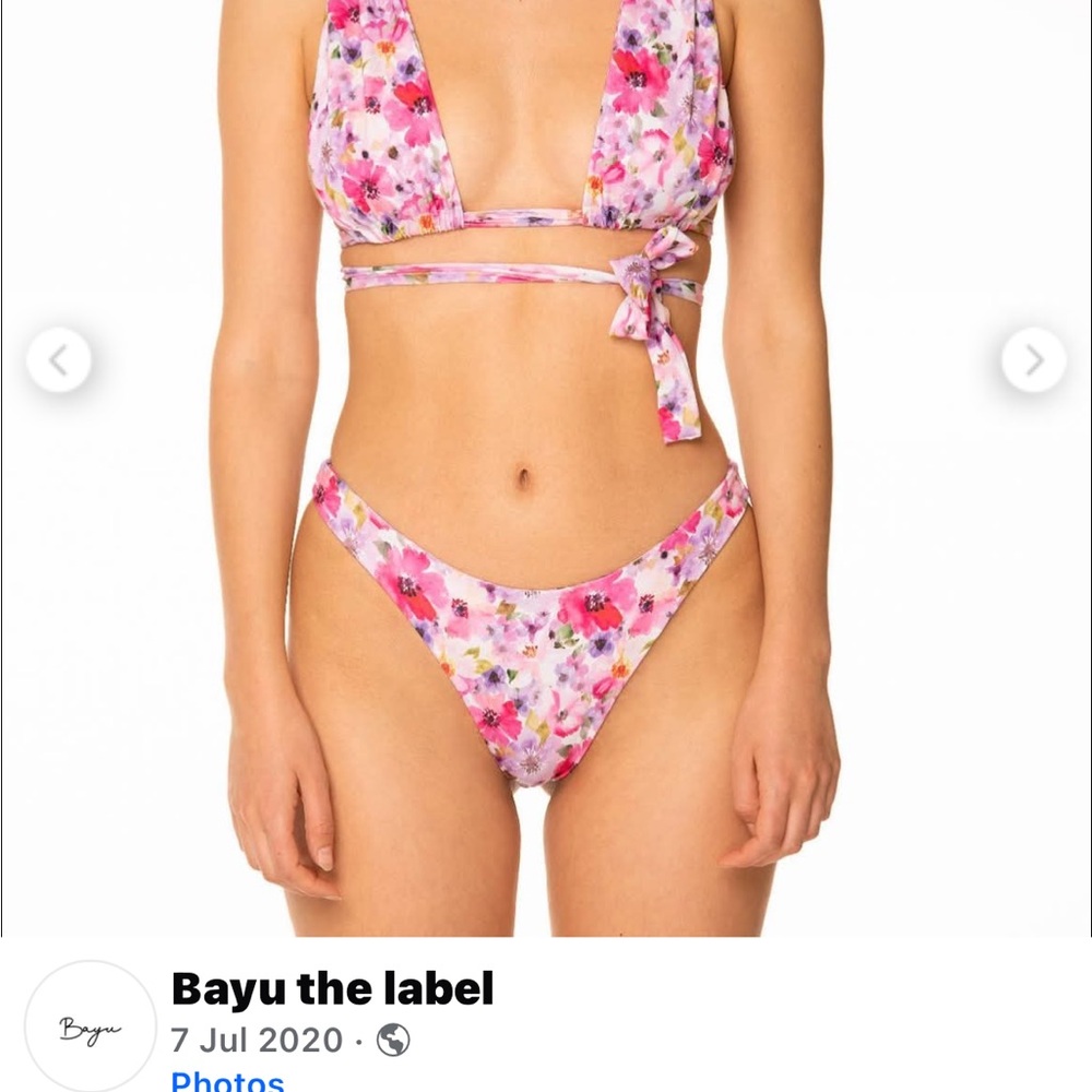 Bayu the Label Temu Top & Bu bottoms in “flowers”